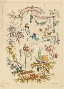 Design ornamentale da Nouvelle suite de cahiers chinois a l